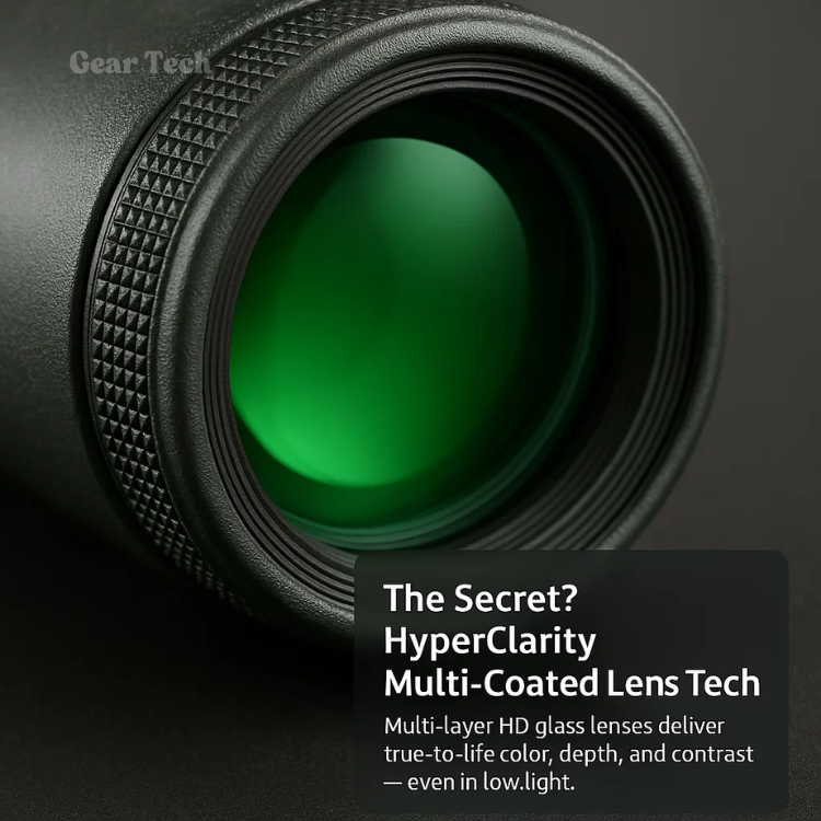 Compact 600x Ultra-Zoom Monocular with HD Glass Lens