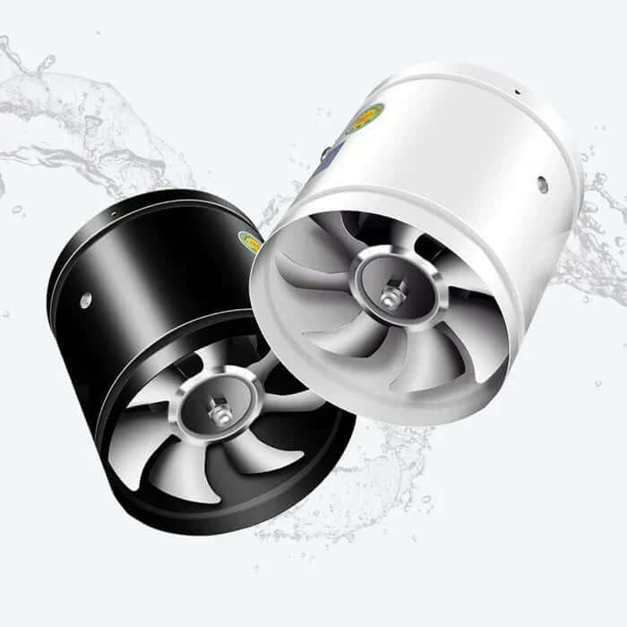 Compact Extractor Fan with Quiet Operation and Metal Housing