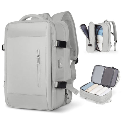 Compact Foldable Travel Backpack with Laptop Compartment
