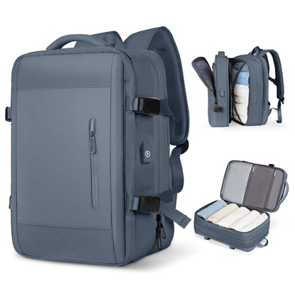 Compact Foldable Travel Backpack with Laptop Compartment