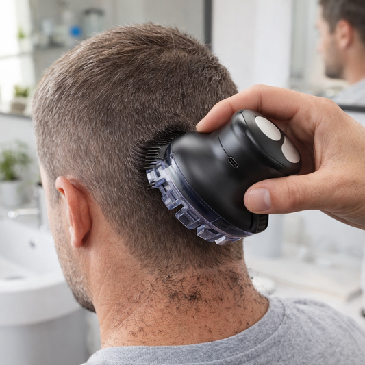 Cordless 360 Degree Hair Clipper and Rechargeable Head Shaver