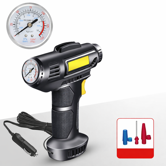 Cordless Digital Tire Inflator with Auto Stop and Rechargeable Battery