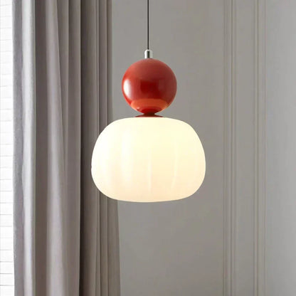 Cream Art Deco Pendant Lamp with Bauhaus-Inspired Metal and PMMA Design