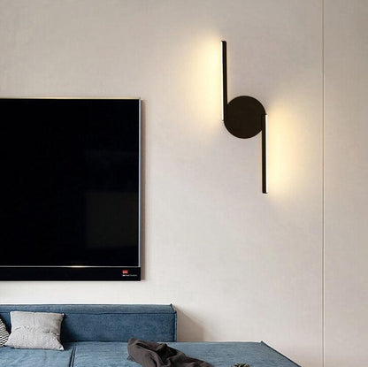 Curved Arc LED Wall Light for Modern Interiors