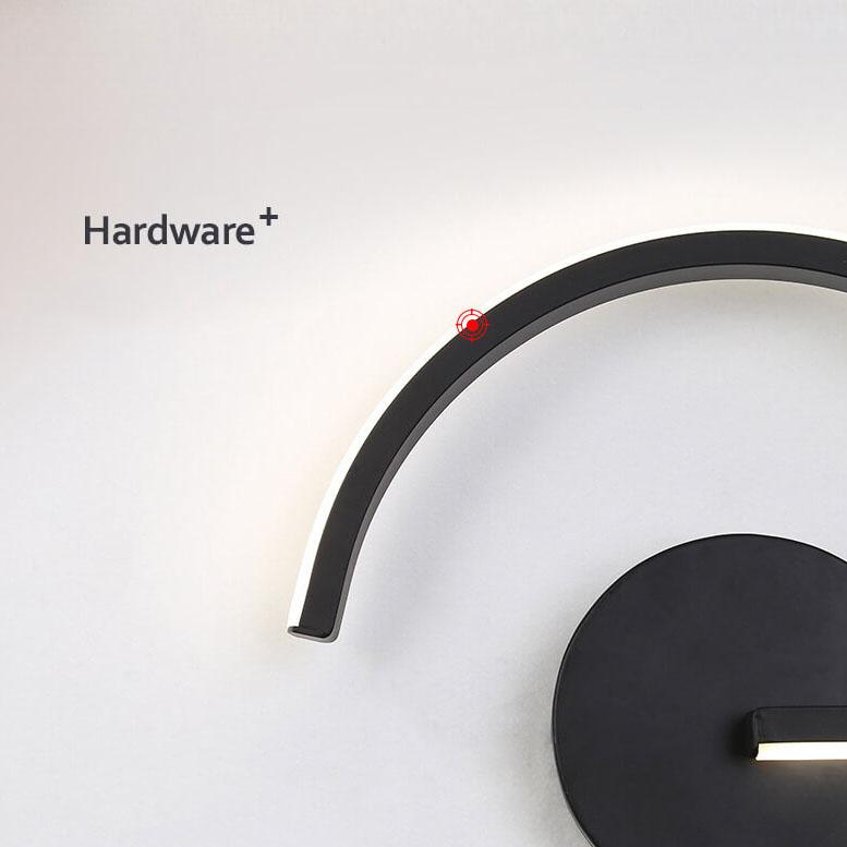 Curved Arc LED Wall Light for Modern Interiors