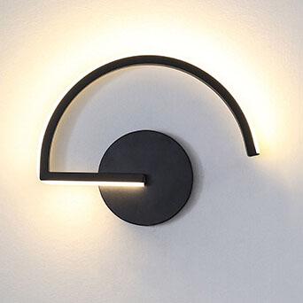 Curved Arc LED Wall Light for Modern Interiors