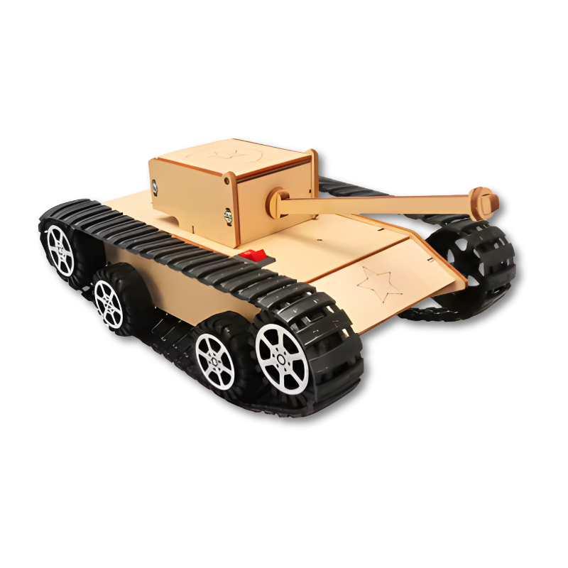 DIY Electric Wooden Vehicle Building Kit for Kids