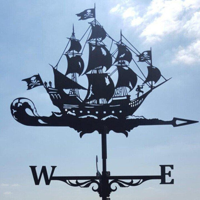 Decorative Stainless Steel Garden Weather Vane with Unique Outdoor Designs