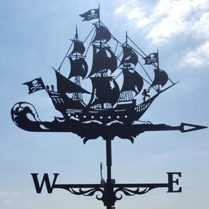 Decorative Stainless Steel Garden Weather Vane with Unique Outdoor Designs