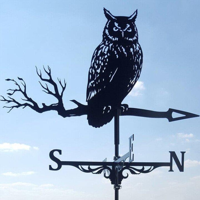 Decorative Stainless Steel Garden Weather Vane with Unique Outdoor Designs