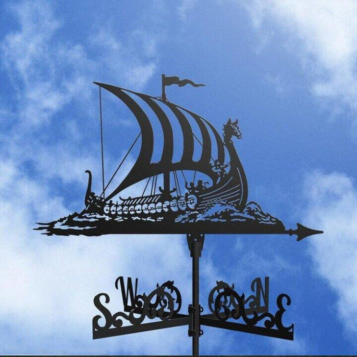 Decorative Stainless Steel Garden Weather Vane with Unique Outdoor Designs