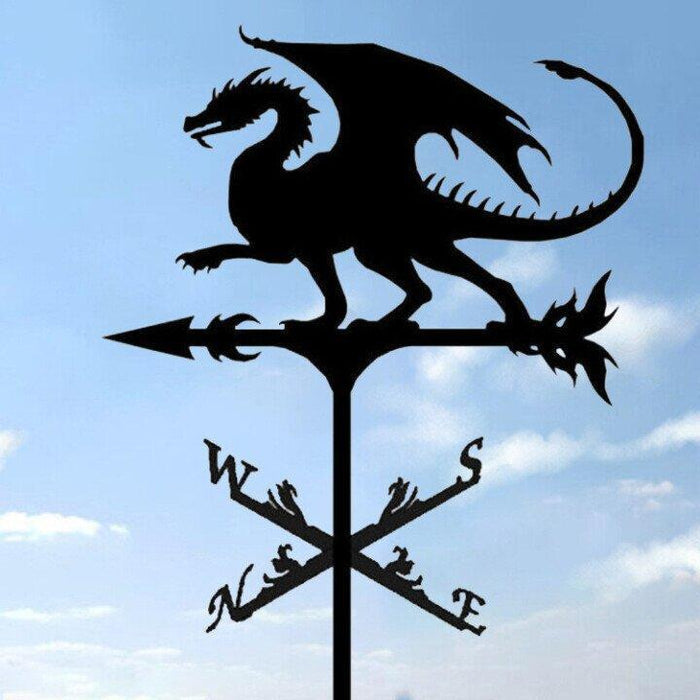 Decorative Stainless Steel Garden Weather Vane with Unique Outdoor Designs
