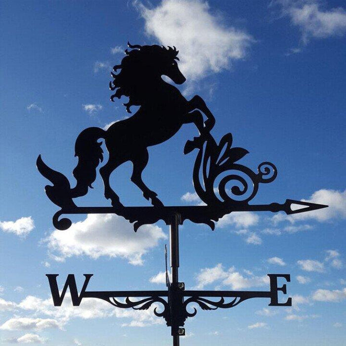Decorative Stainless Steel Garden Weather Vane with Unique Outdoor Designs