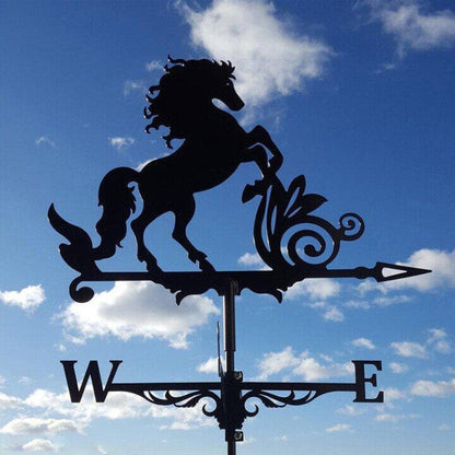 Decorative Stainless Steel Garden Weather Vane with Unique Outdoor Designs