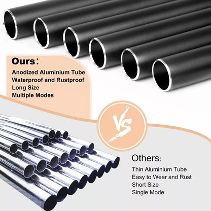 Deep Tone Aluminium Wind Chimes with Anodised Finish for Indoor and Outdoor Use