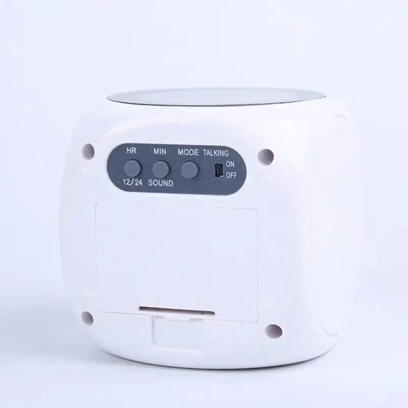 Digital Projection Alarm Clock with Temperature Display and Snooze