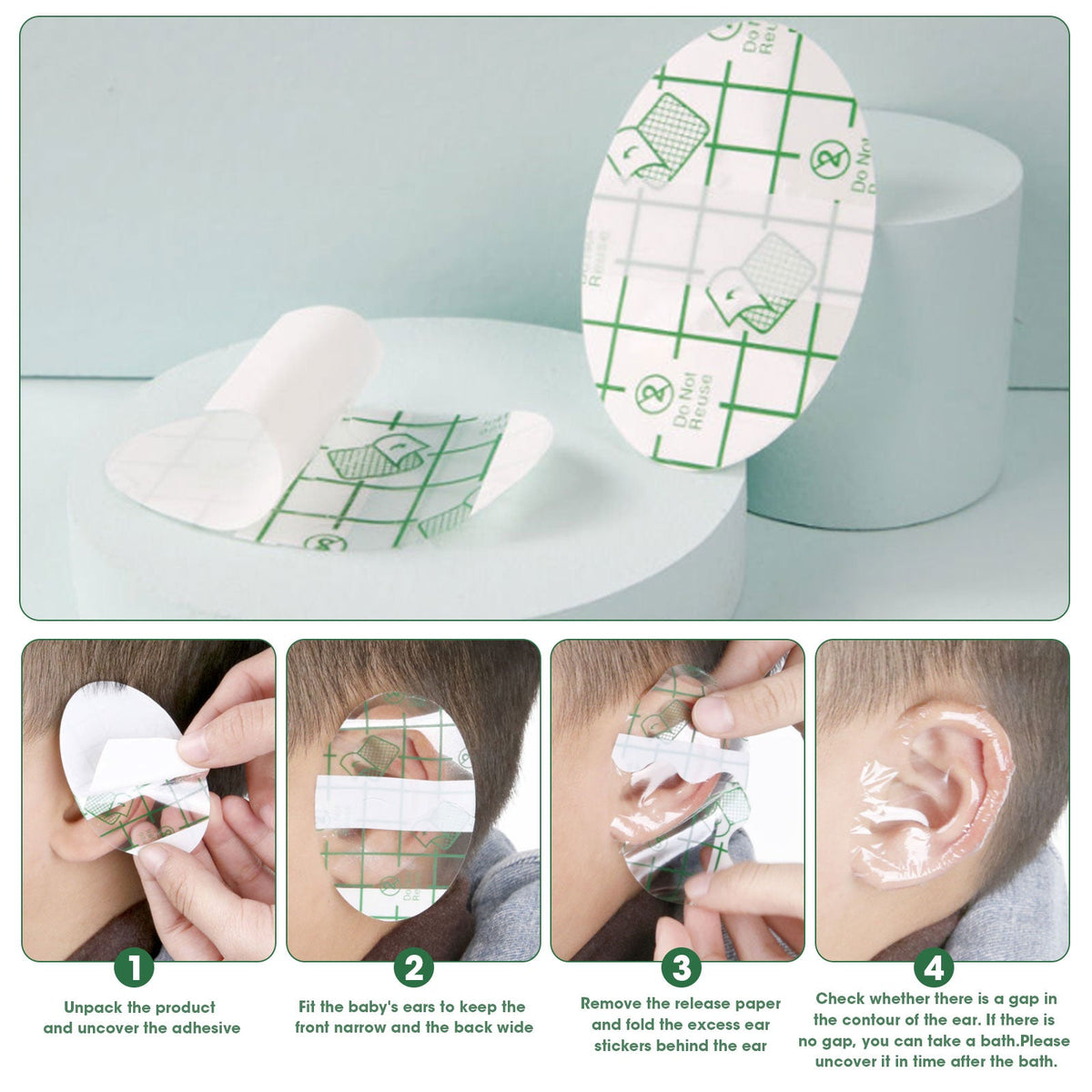 Disposable Waterproof Swim Earplugs with Soft PU Material