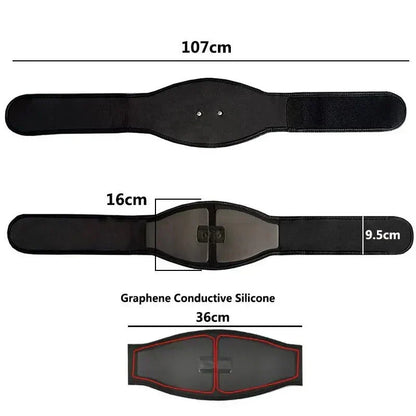 EMS Abdominal Muscle Stimulator Belt with 19 Intensity Levels
