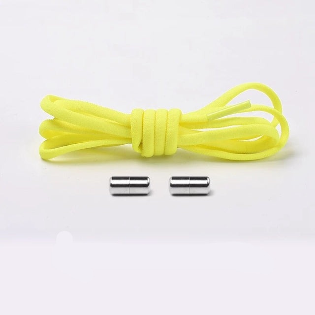 Elastic No-Tie Shoelaces with Locking Mechanism for Kids and Adults