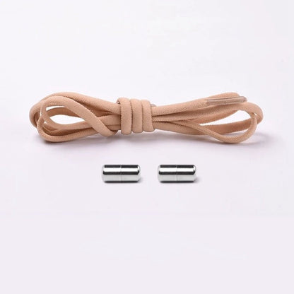 Elastic No-Tie Shoelaces with Locking Mechanism for Kids and Adults