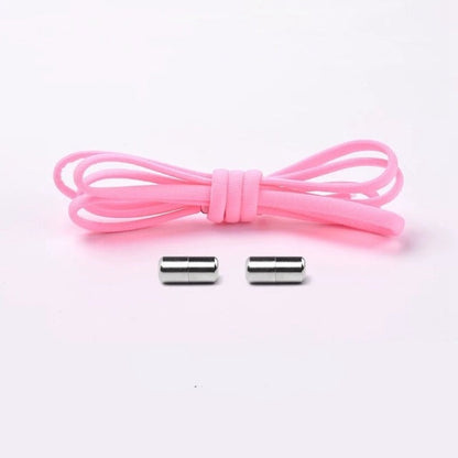 Elastic No-Tie Shoelaces with Locking Mechanism for Kids and Adults