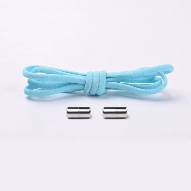 Elastic No-Tie Shoelaces with Locking Mechanism for Kids and Adults