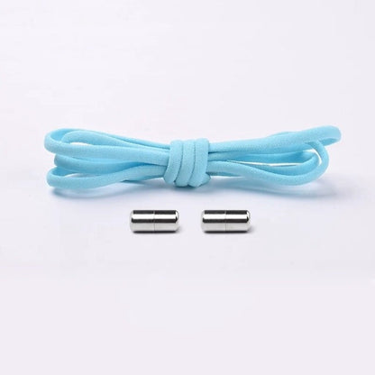 Elastic No-Tie Shoelaces with Locking Mechanism for Kids and Adults