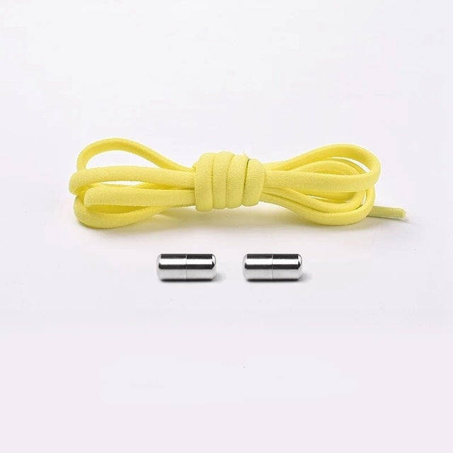 Elastic No-Tie Shoelaces with Locking Mechanism for Kids and Adults
