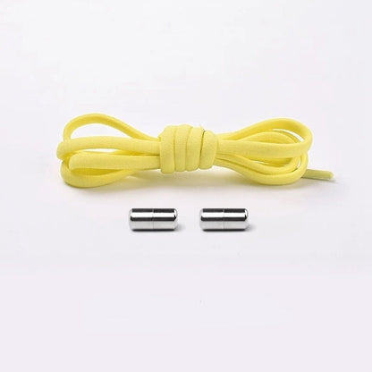 Elastic No-Tie Shoelaces with Locking Mechanism for Kids and Adults