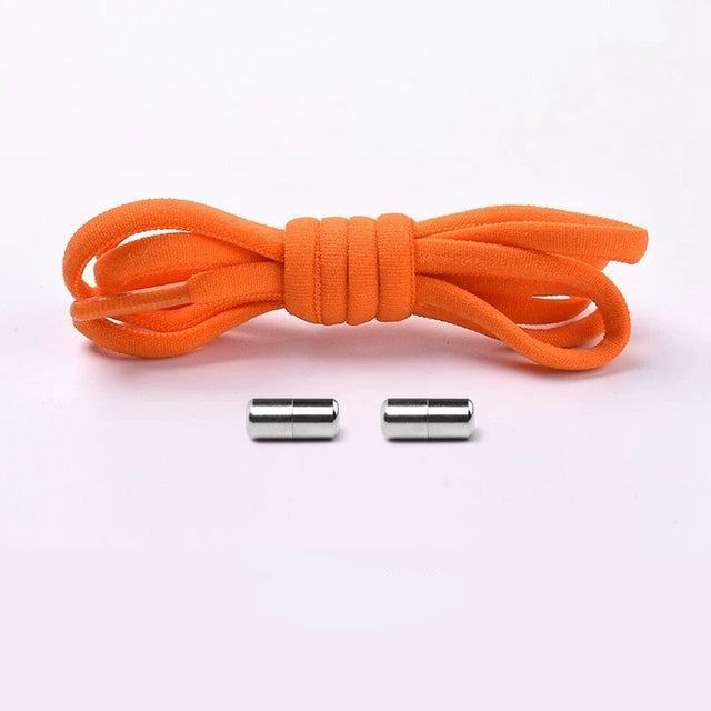 Elastic No-Tie Shoelaces with Locking Mechanism for Kids and Adults