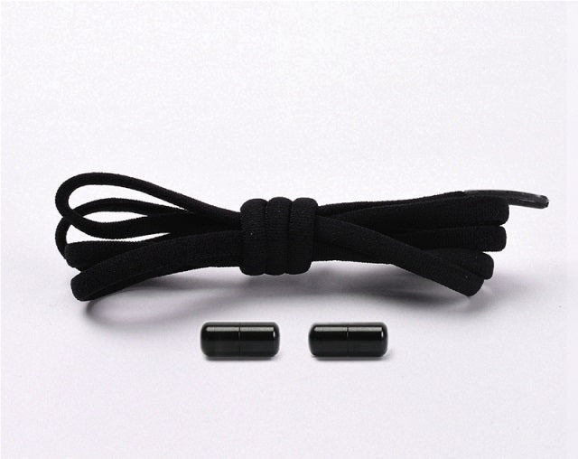 Elastic No-Tie Shoelaces with Locking Mechanism for Kids and Adults