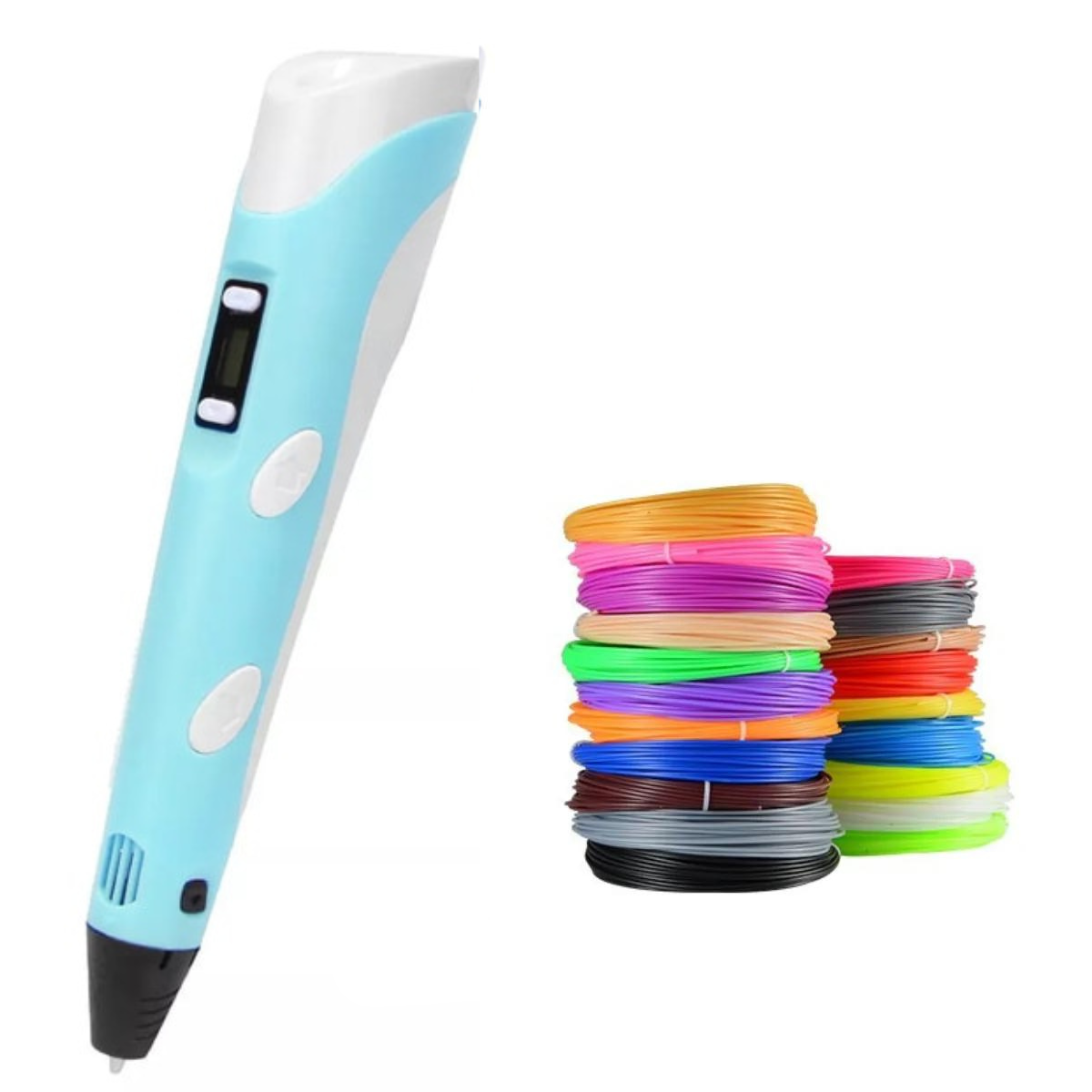 Ergonomic 3D Printing Pen with Adjustable Speed for Creative Projects