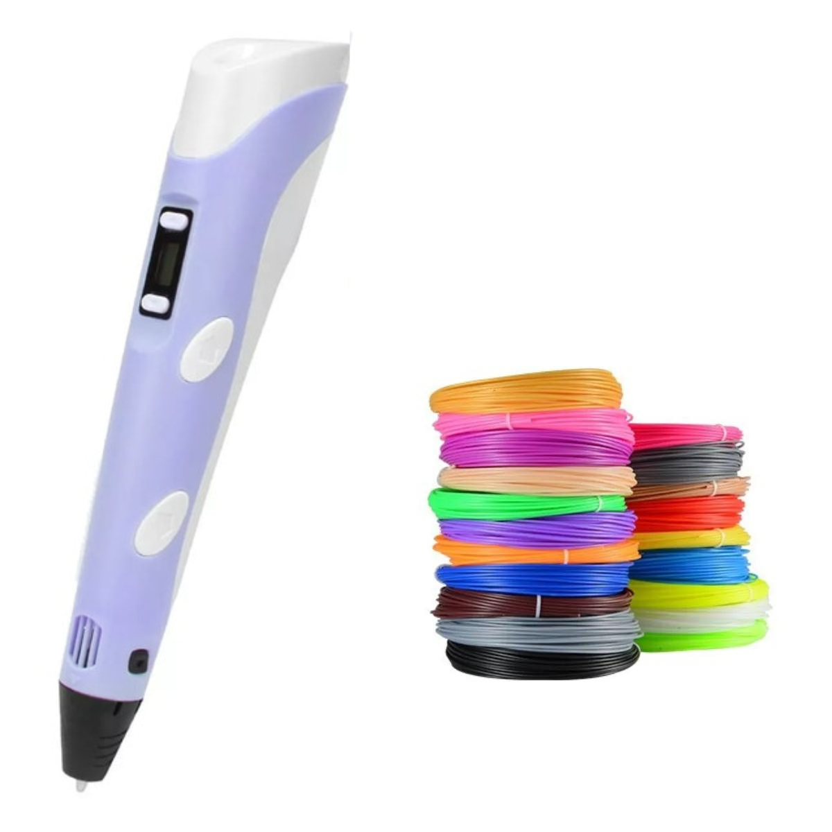 Ergonomic 3D Printing Pen with Adjustable Speed for Creative Projects