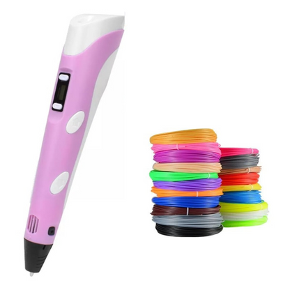 Ergonomic 3D Printing Pen with Adjustable Speed for Creative Projects