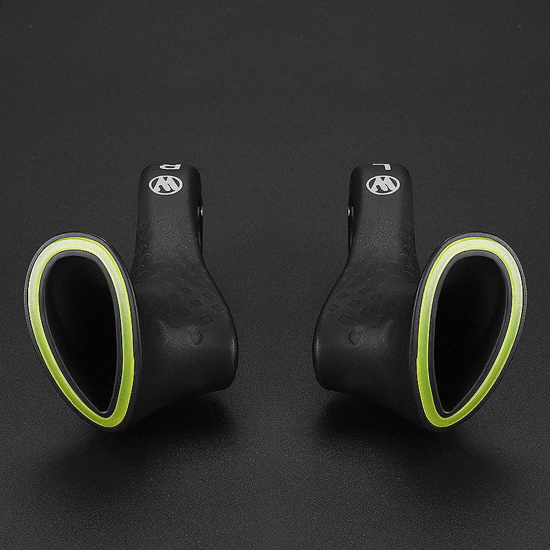 Ergonomic Bicycle Grips 1 Pair with Non-Slip O-Shape Design