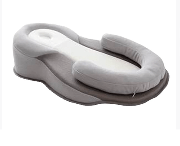 Ergonomic Infant Positioning Pillow with 100% Cotton Cover and Adjustable Safety Strap