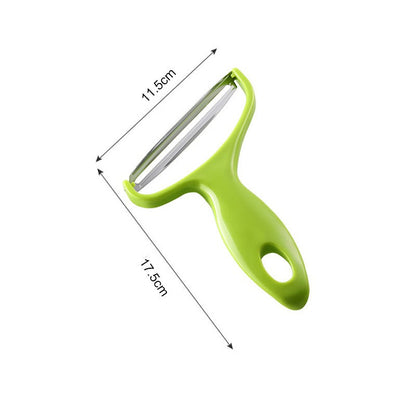 Extra Wide Multifunctional Y Peeler with Stainless Steel Blade