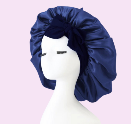 Fitted Nightcap for Hair Protection and Frizz Reduction