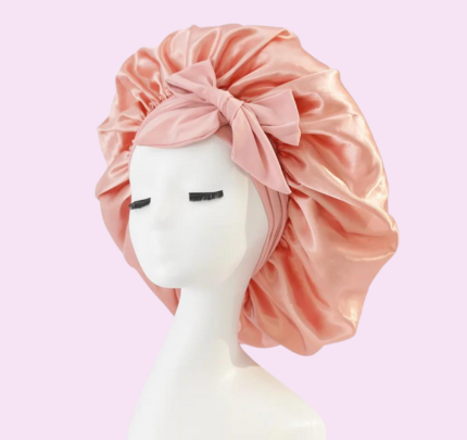Fitted Nightcap for Hair Protection and Frizz Reduction