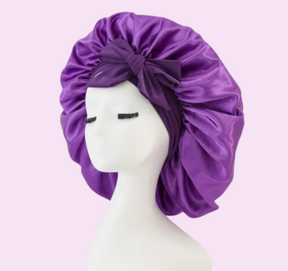 Fitted Nightcap for Hair Protection and Frizz Reduction