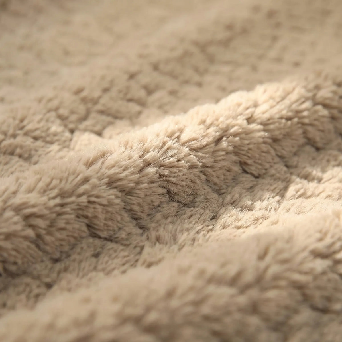 Flat Orthopedic Foam Dog Mat with Removable Faux Fur Cover and Anti Slip Base