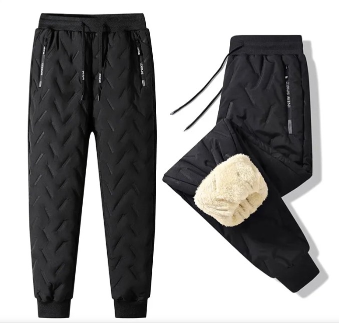 Fleece-Lined Winter Pants for Men and Women