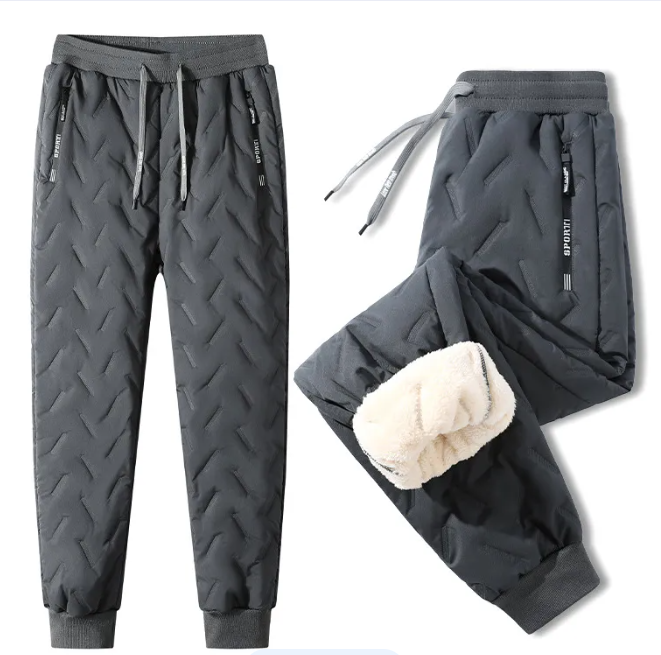 Fleece-Lined Winter Pants for Men and Women