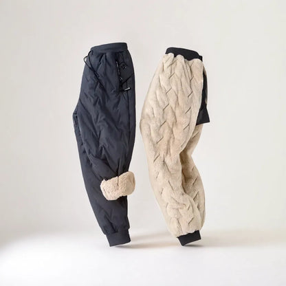Fleece-Lined Winter Pants for Men and Women