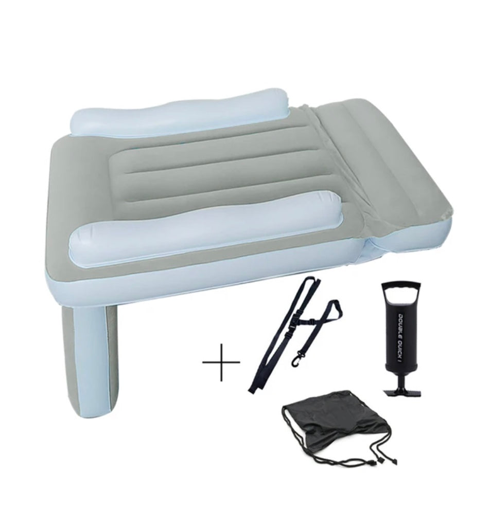 FlyEase Inflatable Airplane Bed for Kids – Portable Travel Sleep Cushion