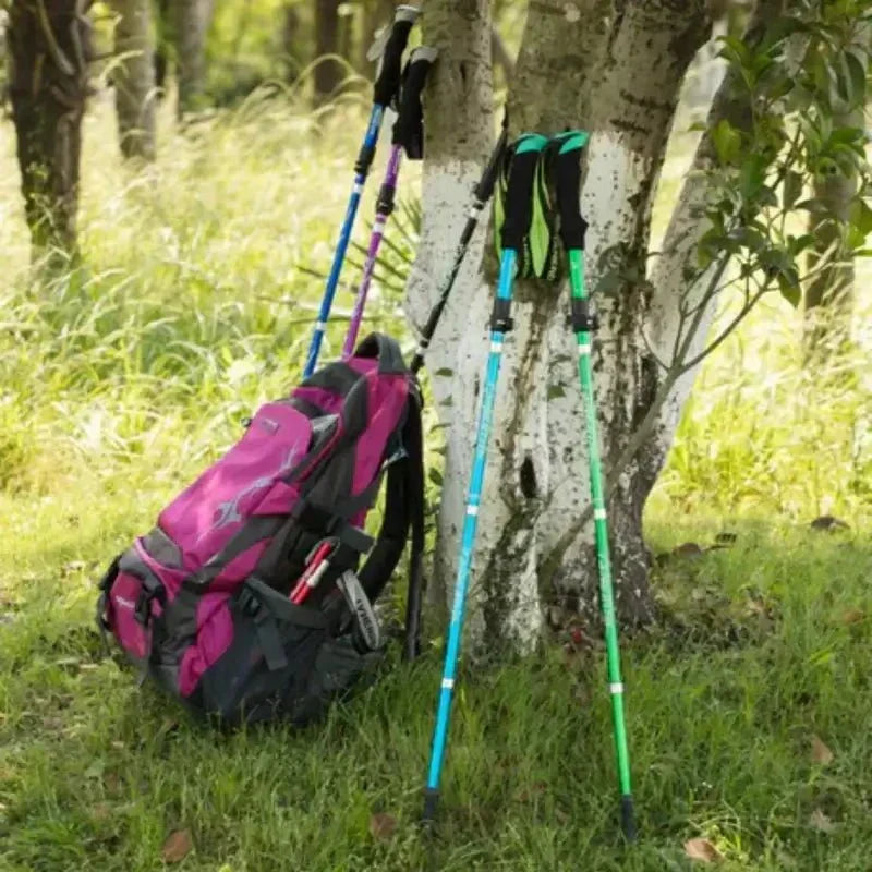 Foldable Adjustable Aluminum Trekking Pole for Hiking