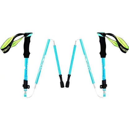 Foldable Adjustable Aluminum Trekking Pole for Hiking