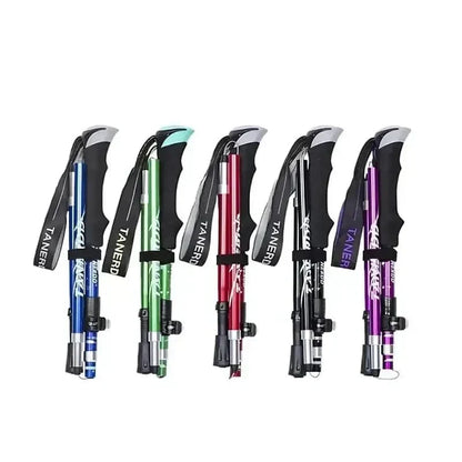 Foldable Adjustable Aluminum Trekking Pole for Hiking