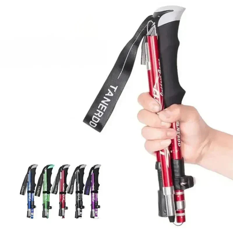 Foldable Adjustable Aluminum Trekking Pole for Hiking