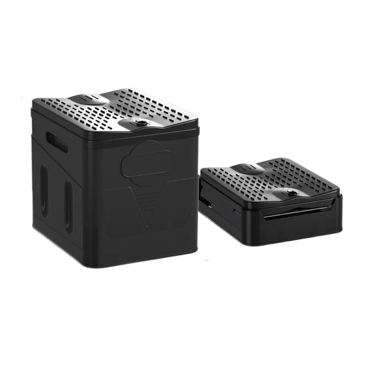 Foldable Portable Camping Toilet with Wide Seat and 600 lb Weight Capacity